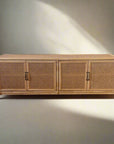 Low Rattan Sideboard 180cm