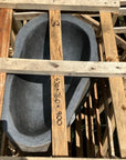 River Stone Pedestal Basin