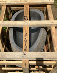 River Stone Pedestal Basin