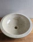 Round Beige Marble Stone Basin 12 | Pre Order