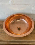 Round Copper Basin
