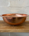 Round Copper Basin