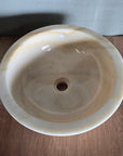 Round Onyx Stone Basin 15 | Pre Order