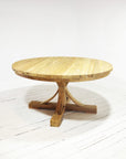Round Teak Dining Table 165cm Dia