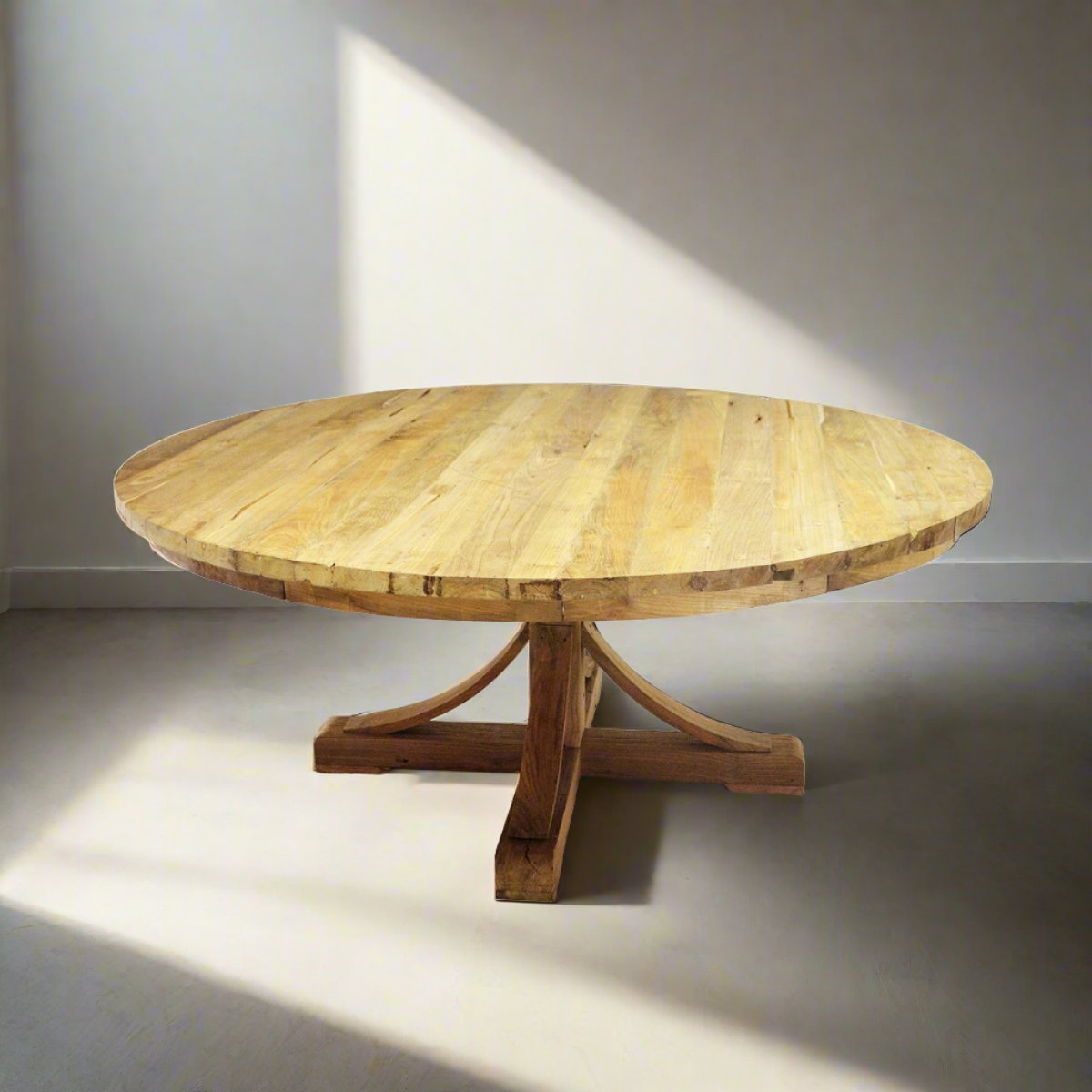 Round Teak Dining Table 180cm Dia