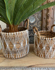 Round Waterhyacinth Jaring Storage Basket - Assorted Sizes