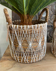 Round Waterhyacinth Jaring Storage Basket - Assorted Sizes