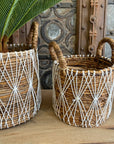 Round Waterhyacinth Jaring Storage Basket - Assorted Sizes