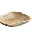 Large Rustic Teak Timber Bowl