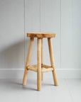 Large Cabana Rustic Teak Counter Stool 64cm - Set of 3