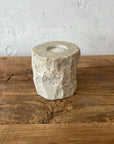 Natural Marble Stone Tealight Candle Holder 10cm