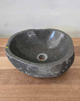 Small River Stone Basin 06 - 35.5cm x 32cm