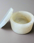 Small Round Onyx Stone Canister