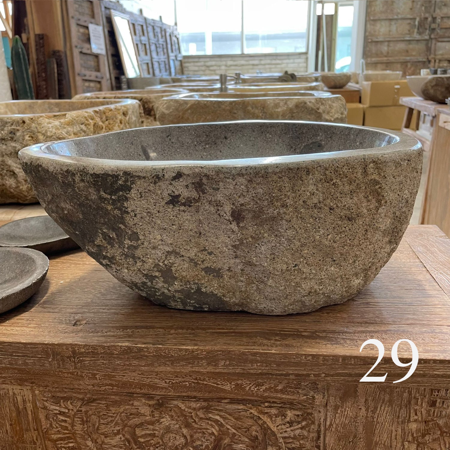 Small River Stone Basins | Assorted Sizes