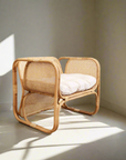 Square Rattan Lounger Chair | Made To Order