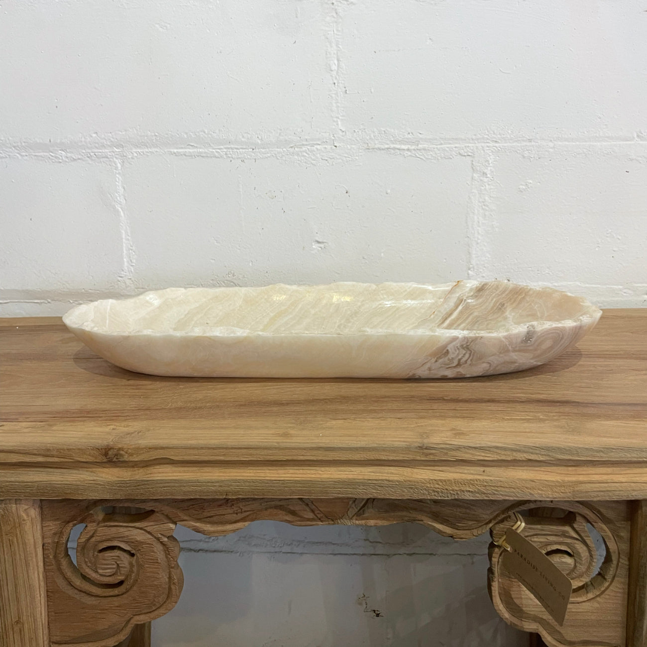 Stone Edge Onyx Oval Bowl 02