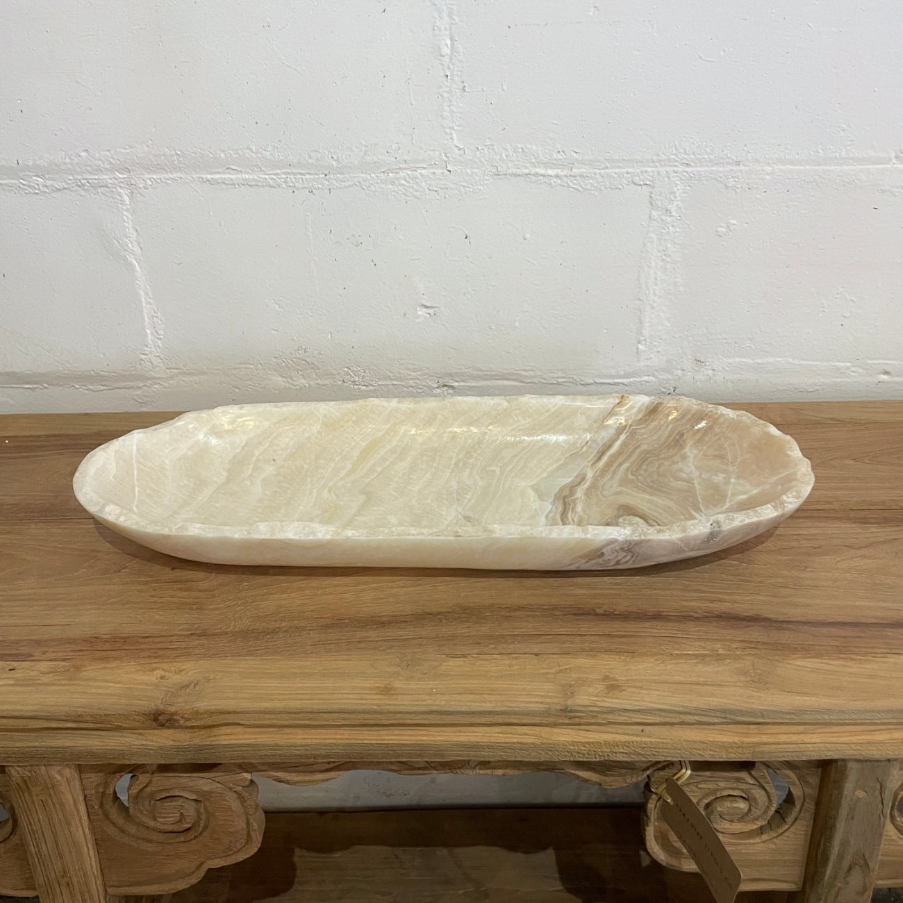 Stone Edge Onyx Oval Bowl 02