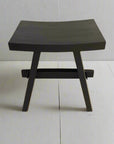 Black Tami Teak Stool