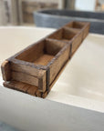 Ornate Teak Bath Caddy Box