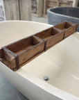 Ornate Teak Bath Caddy Box