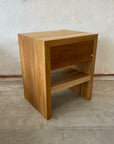 Teak Bedside Table 45 x 40 x 60cm