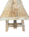 Rustic Teak Bench Seat 100cm