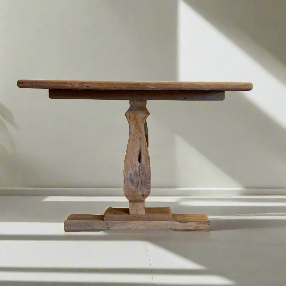 Teak Timber Titan Leg Dining Table 2.5m x 1m