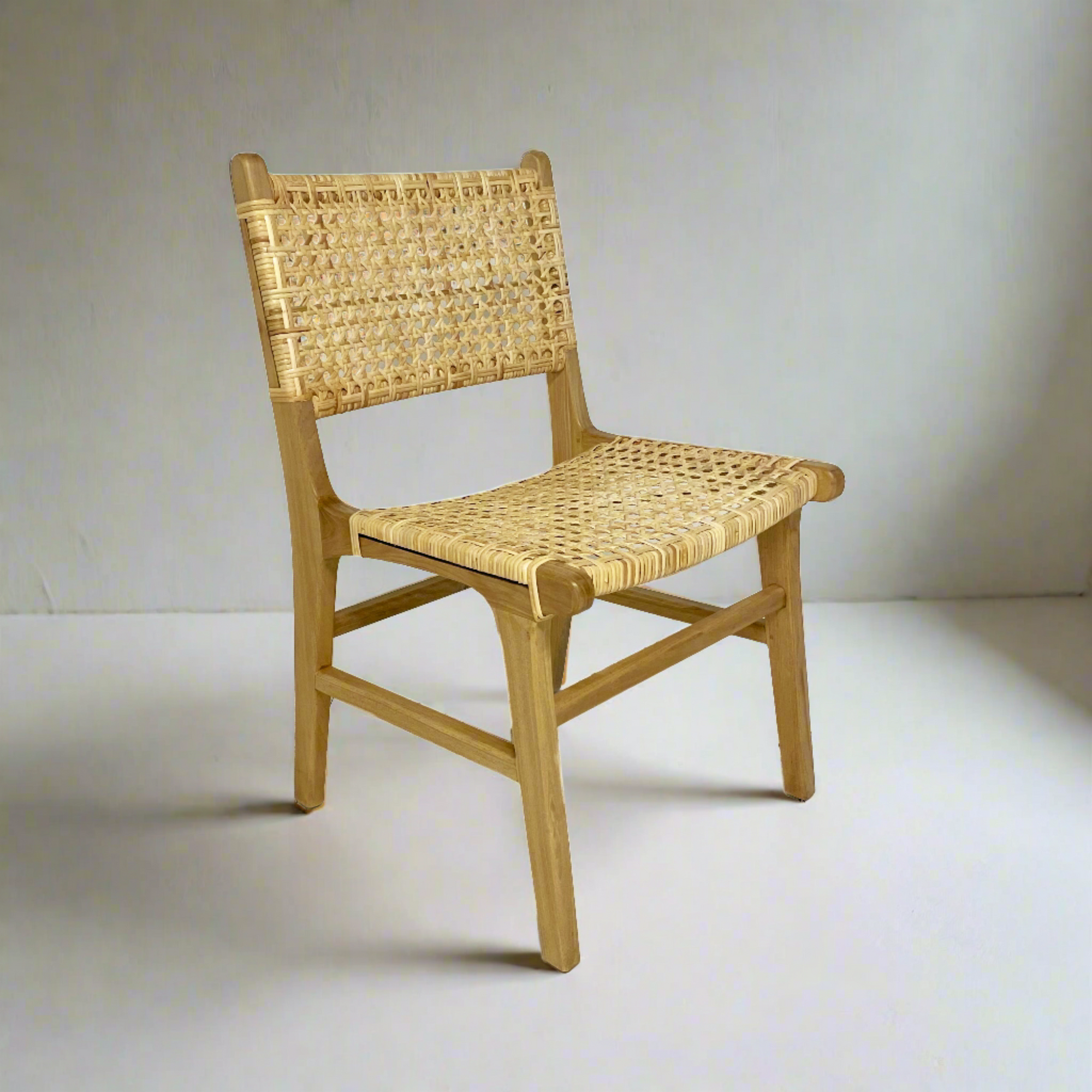 Villa Woven Teak Dining Chair - Set of 8