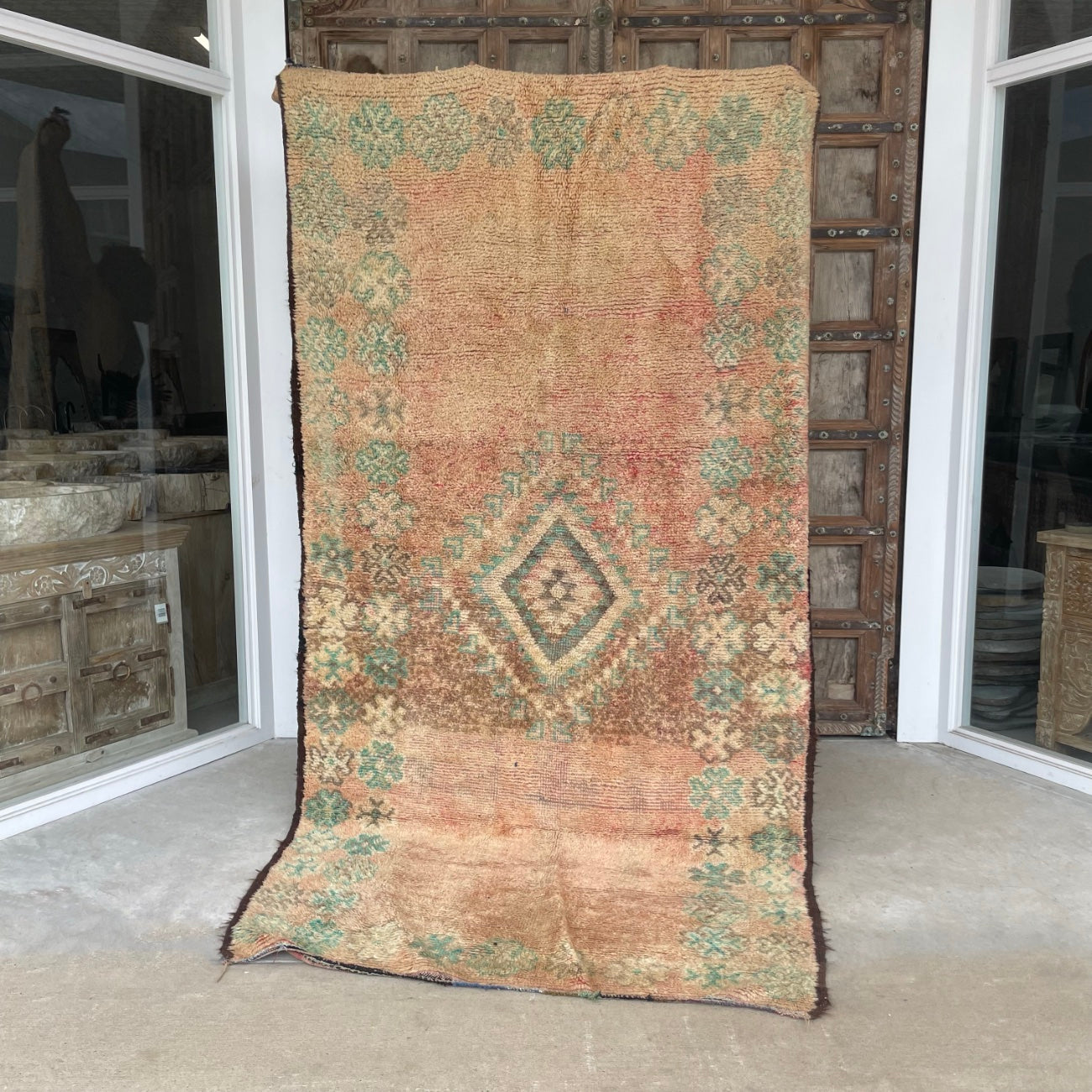 Vintage Moroccan Boujad Rug - 'Wanderer' 158x300cm