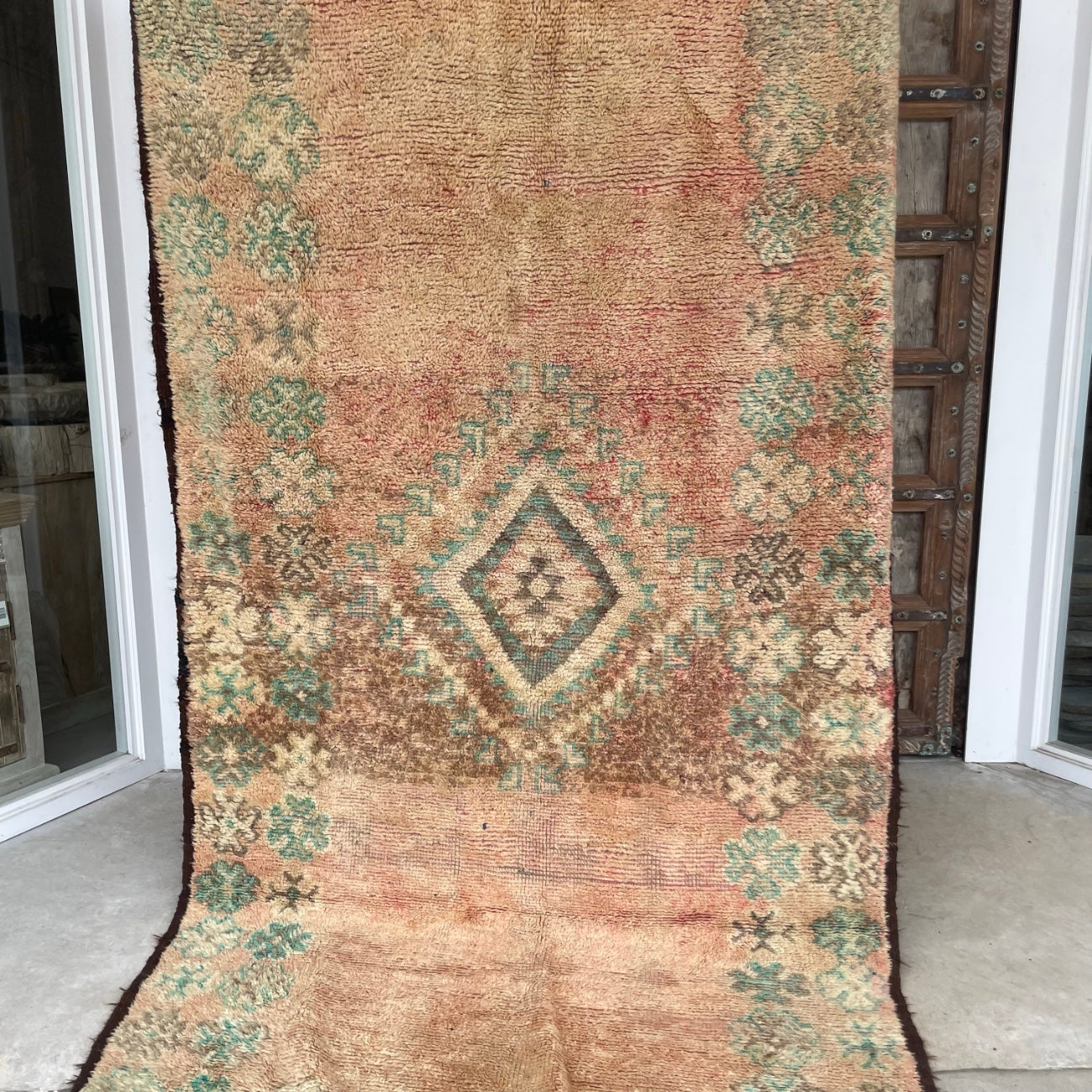 Vintage Moroccan Boujad Rug - 'Wanderer' 158x300cm