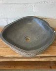 XL River Stone Basin 12 - 58.5 x 52 x 15cm