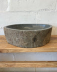 XL River Stone Basin 19 - 52.5 x 45 x 15cm