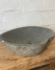 XL River Stone Basin 22 - 52 x 40x 15cm