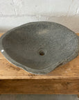 XL River Stone Basin 22 - 52 x 40x 15cm