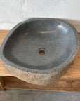 XL River Stone Basin 23 - 53.5 x 44.5 x 15.5cm