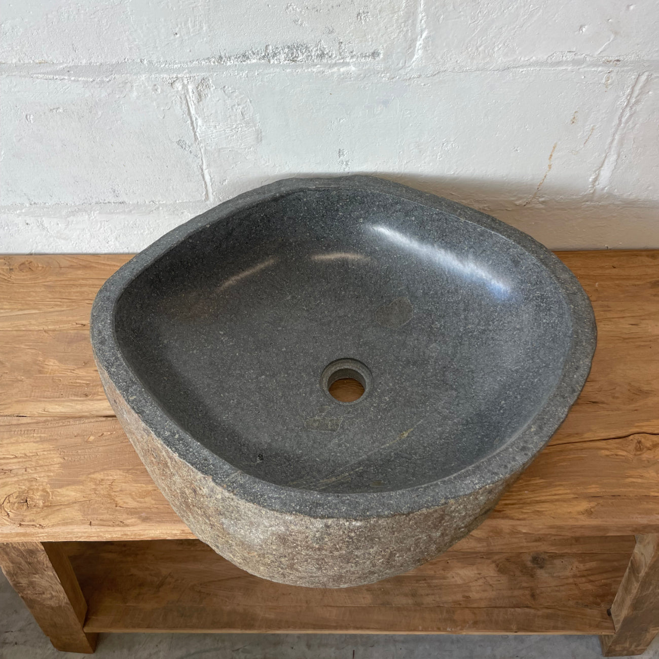 XL River Stone Basin 23 - 53.5 x 44.5 x 15.5cm