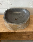 XL River Stone Basin 27 - 47.5 x 42 x 15cm