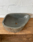 XL River Stone Basin 31 - 54 x 42 x 15cm