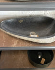 XL River Stone Basin 08 - 61 x 39.5 x 14cm