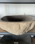 XL River Stone Basin 15 - 48.5 x 46 x 15cm