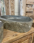 XL River Stone Basin 16 - 59 x 42 x 15cm