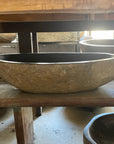 XL River Stone Basin 34 - 59 x 37 x 15.5cm