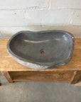 XXL River Stone Basin 12 - 65 x 43 x 15.5cm