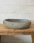 XXL River Stone Basin 17 - 65 x 43 x 16cm