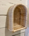 Zion Arch Rattan Wall Shelf Deep
