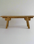 Slimline Rustic Teak Bench Seat