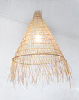 Small Aloha Woven Rattan Pendant