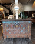 Antique Detailed Indian Pitara Box/ Trunk