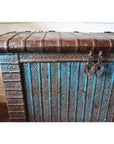 Antique Detailed Indian Pitara Box/ Trunk