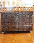 Antique Detailed Indian Pitara Box/ Trunk